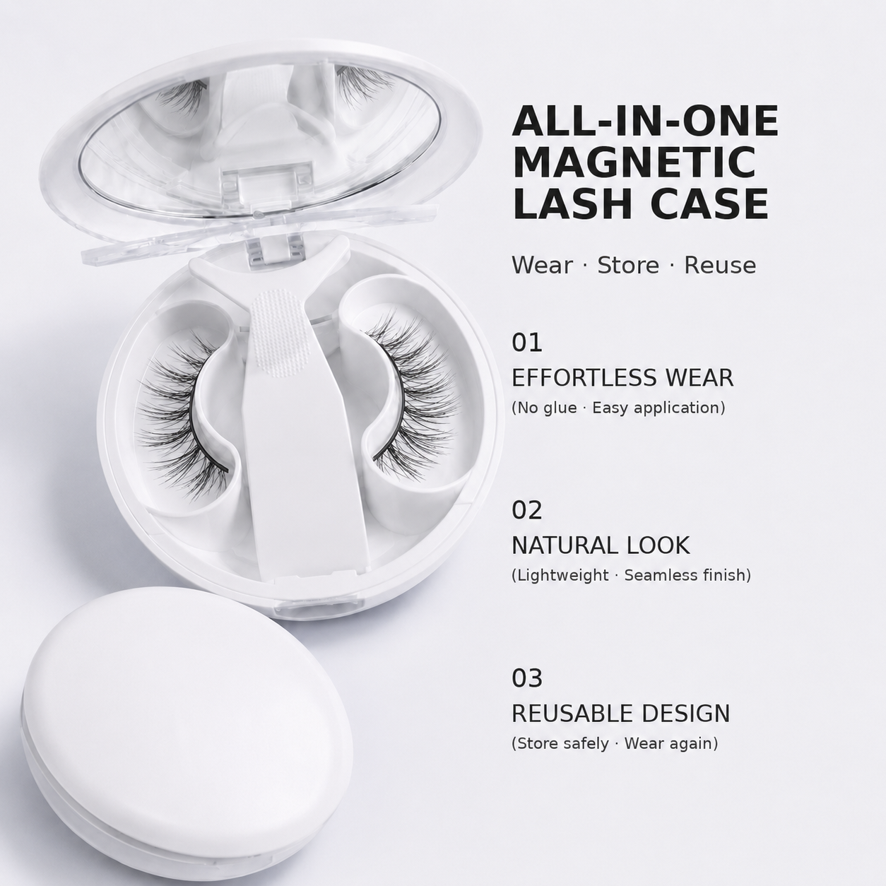 Everyday 02- Frost Black Magnetic Lashes