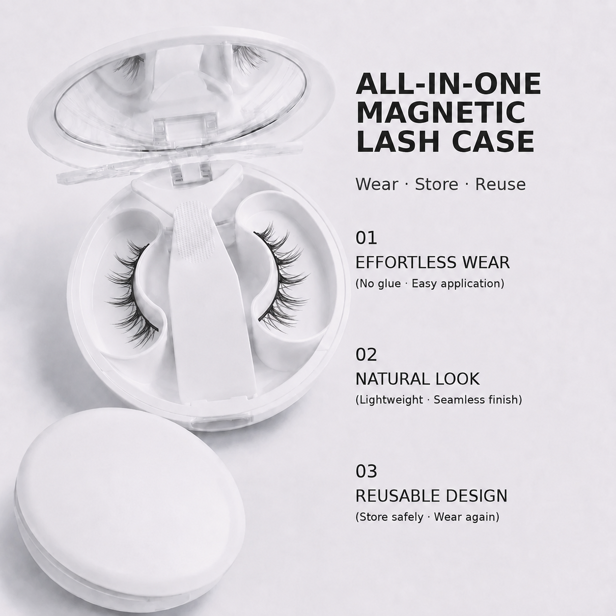 Wispy 02 Iris Black — Manga Spiky Magnetic Lashes