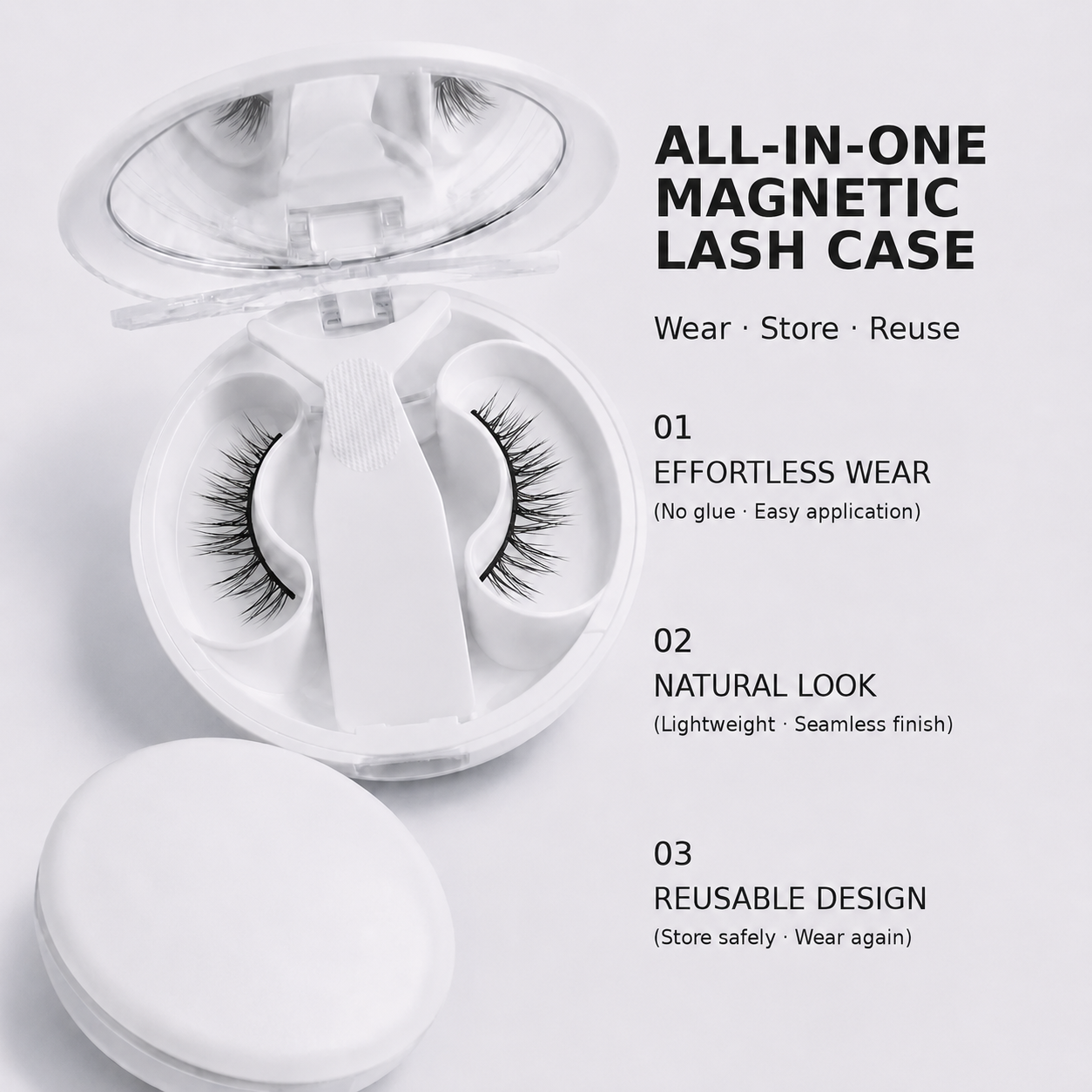 Wispy 01 — Playful Spiked Magnetic Lashes