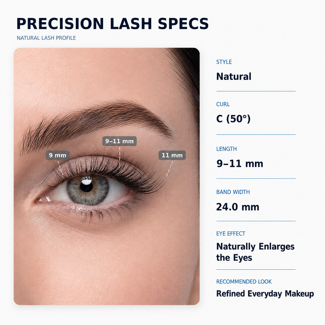 Natural Glam 01 --Soft Definition Magnetic Lashes
