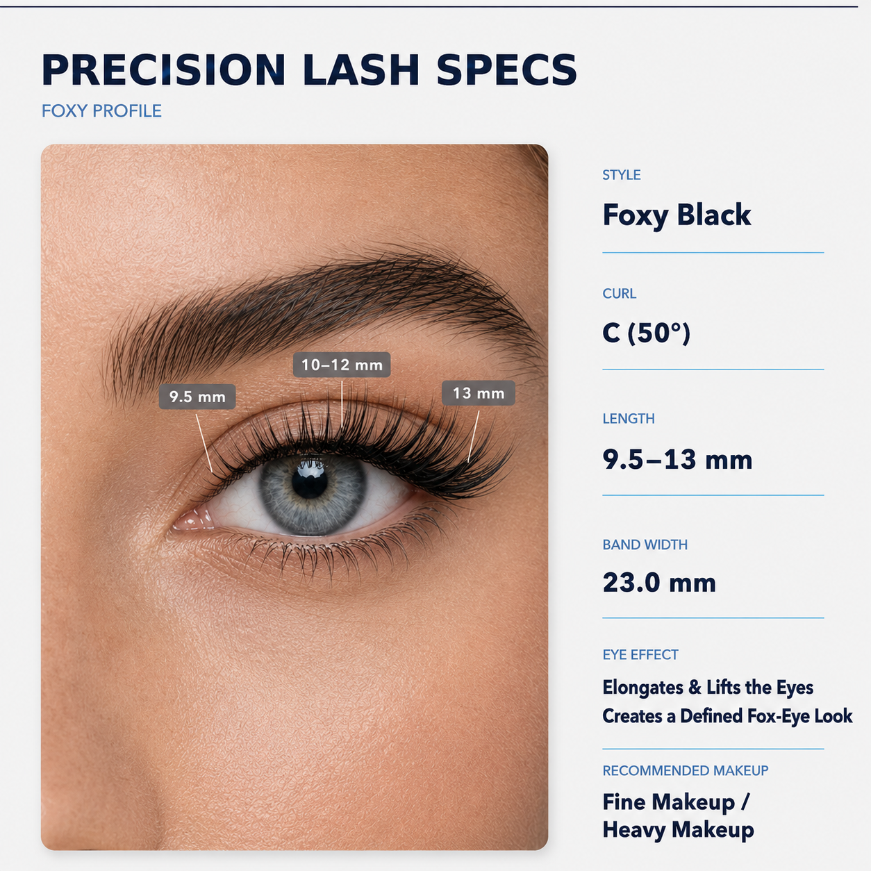 Glam 01 — Foxy Black Magnetic Lashes
