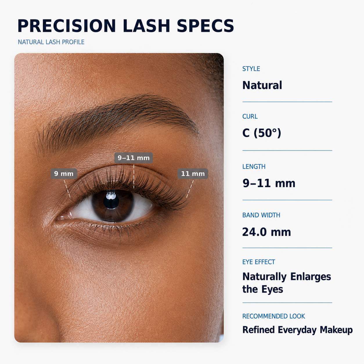 Natural Glam 04 — Sunset Brown Soft Brown Magnetic Lashes