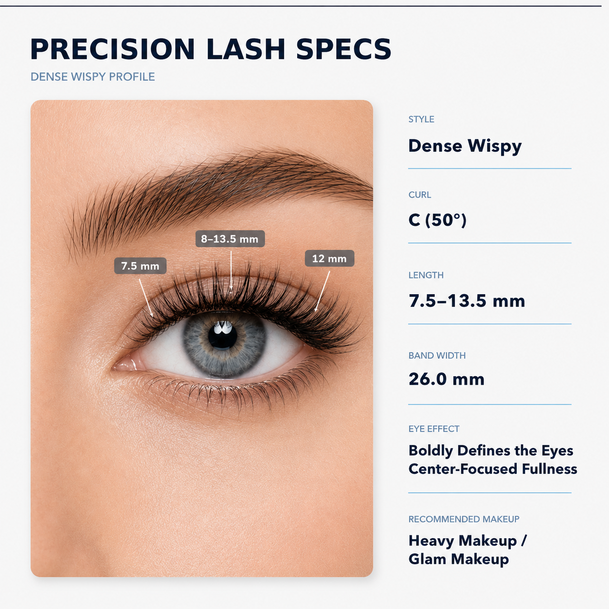 Glam 03 — Moon Black Full-Volume Magnetic Lashes