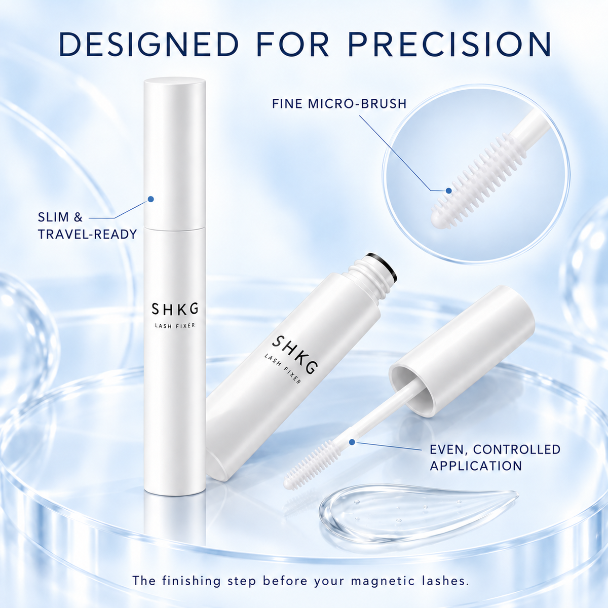 SHKG Lash Fixer – Natural Lash Prep for Soft Magnetic Lashes