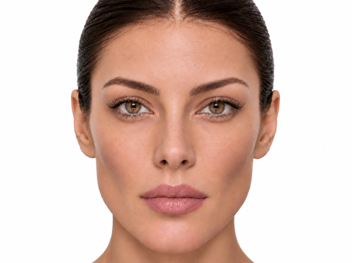 Portrait with lash enhancement